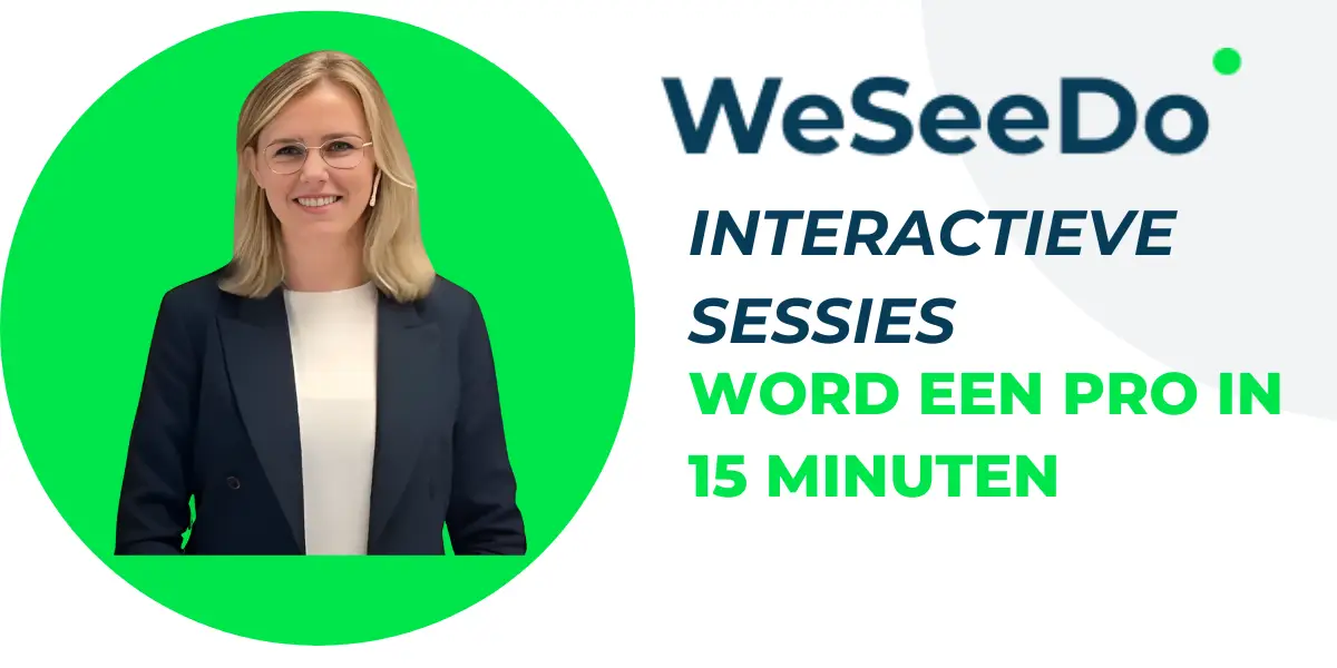 WeSeeDo breidt uit met nieuwe, interactieve sessies