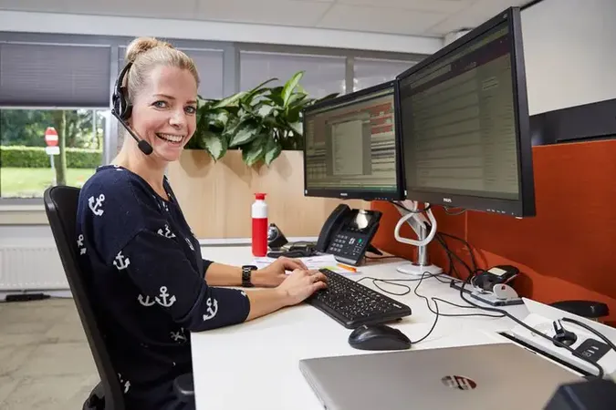 Een foto van een Trivire medewerker