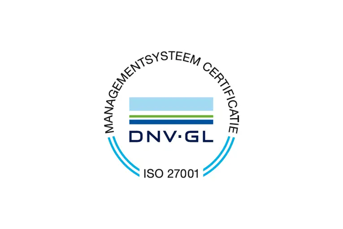 Afbeelding van ISO 27001 certificaat