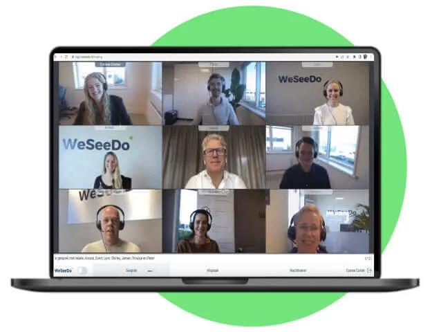 WeSeeDo bellen met team Beeldbellen over ons missie vissie